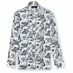 New Edition Fashion Dantin Roll Tab Linen Shirt> Button Downs