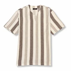 New Edition Fashion D'Antoni Slit Collar T-Shirt> T-shirts