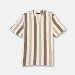 New Edition Fashion D'Antoni Slit Collar T-Shirt> T-shirts
