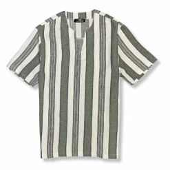 New Edition Fashion D'Antoni Slit Collar T-Shirt> T-shirts