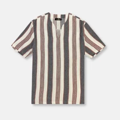 New Edition Fashion D'Antoni Slit Collar T-Shirt> T-shirts