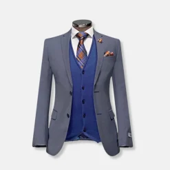 New Edition Fashion Danveer Micro Checkered Suit> Suits