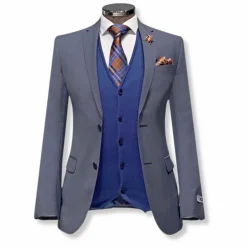 New Edition Fashion Danveer Micro Checkered Suit> Suits