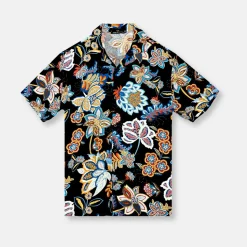New Edition Fashion Darland Tropical Revere Collar Shirt> Button Downs