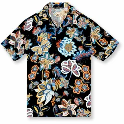 New Edition Fashion Darland Tropical Revere Collar Shirt> Button Downs