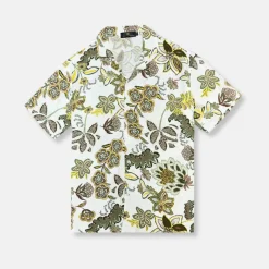 New Edition Fashion Darland Tropical Revere Collar Shirt> Button Downs