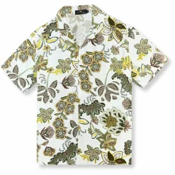 New Edition Fashion Darland Tropical Revere Collar Shirt> Button Downs