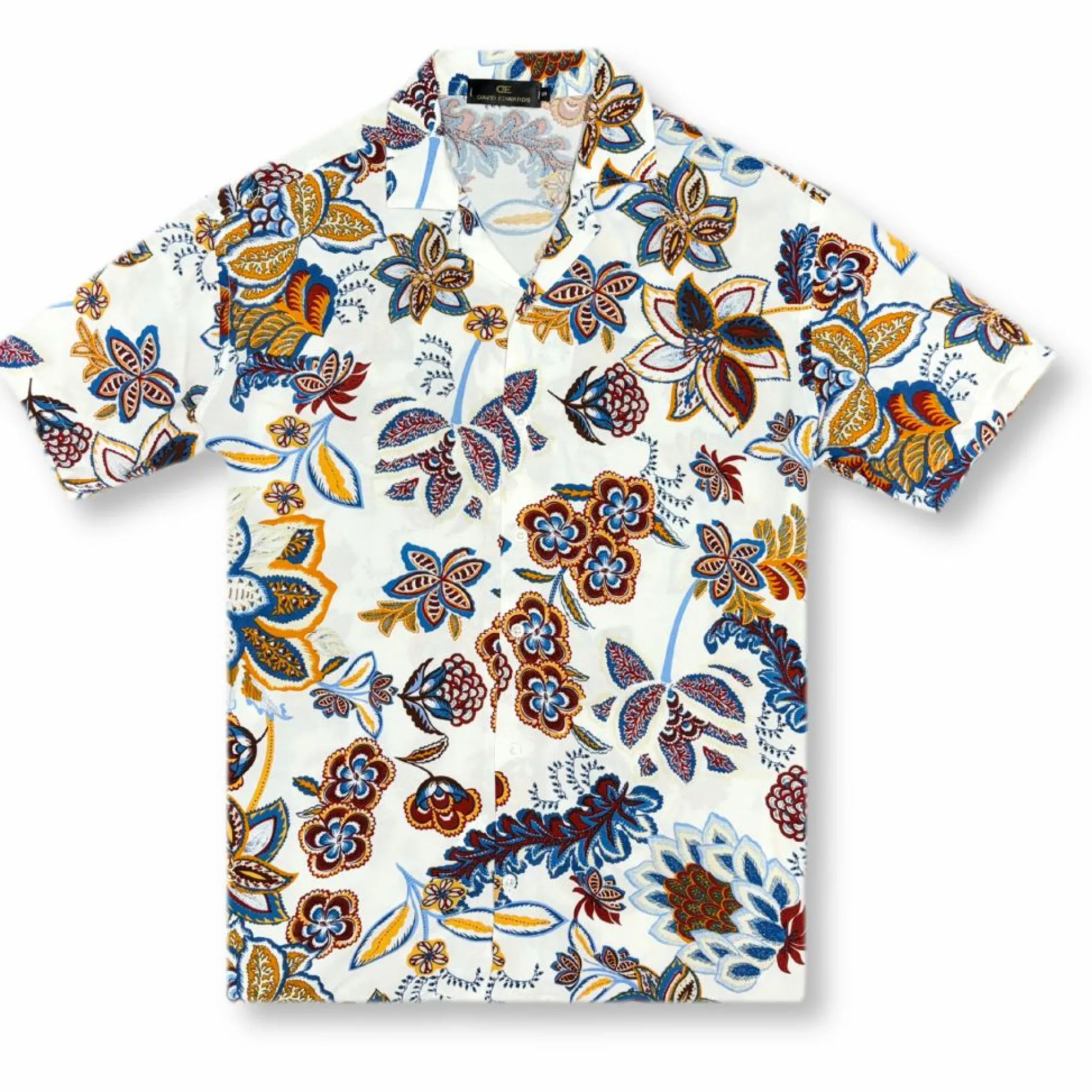 New Edition Fashion Darland Tropical Revere Collar Shirt> Button Downs