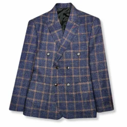 New Edition Fashion Darner Plaid Double Breasted Suit><noscript><img width=