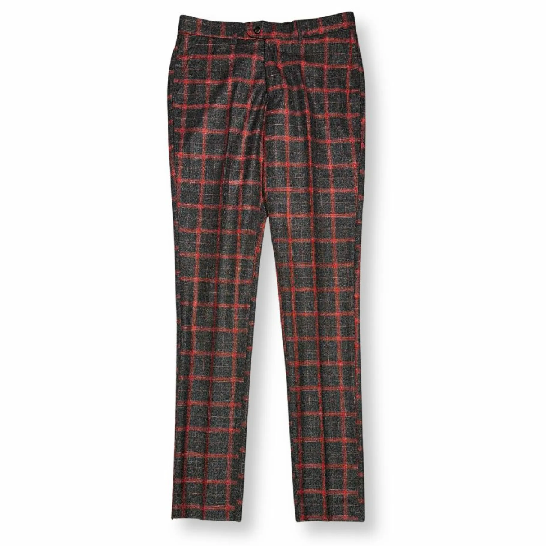 New Edition Fashion Darner Plaid Double Breasted Suit> Suits