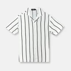 New Edition Fashion Dasher Striped Revere Collar Shirt> Button Downs