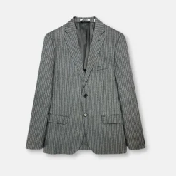 New Edition Fashion Daspin Pinstriped Wool Suit> Suits