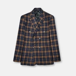 New Edition Fashion Dattoli Plaid Double Breasted Suit> Suits