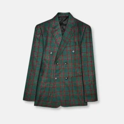 New Edition Fashion Davio Plaid Double Breasted Suit> Suits