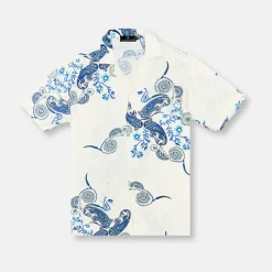 New Edition Fashion Day Tropical Resort Revere Collar Shirt> Button Downs
