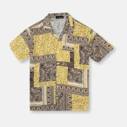 New Edition Fashion Daywalt Bandana Revere Collar Shirt> Button Downs