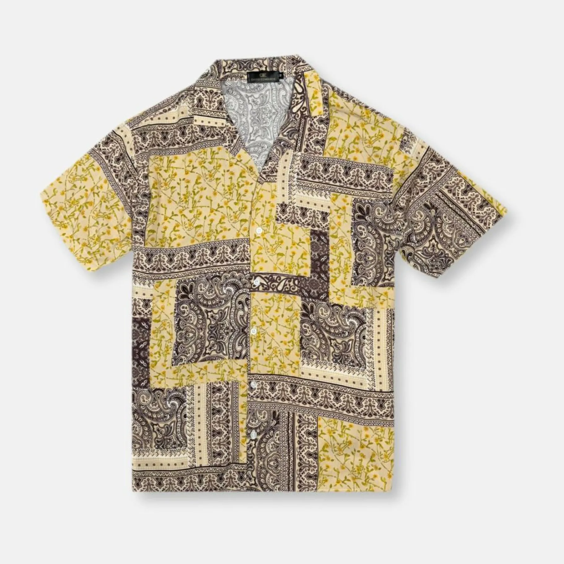 New Edition Fashion Daywalt Bandana Revere Collar Shirt> Button Downs