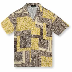New Edition Fashion Daywalt Bandana Revere Collar Shirt> Button Downs