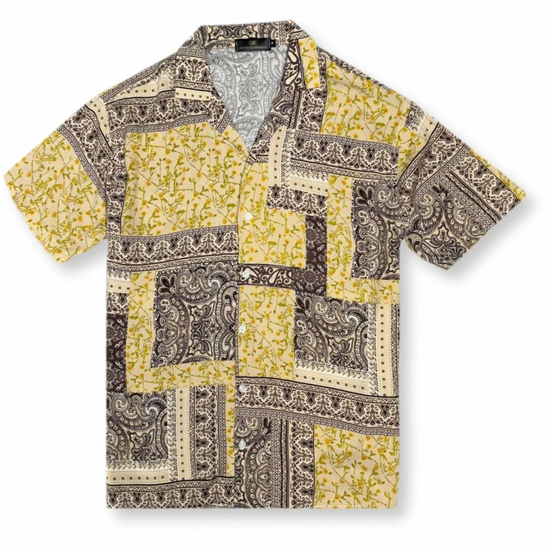 New Edition Fashion Daywalt Bandana Revere Collar Shirt> Button Downs