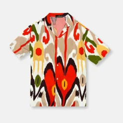 New Edition Fashion Daze Tropical Resort Revere Collar Shirt> Button Downs