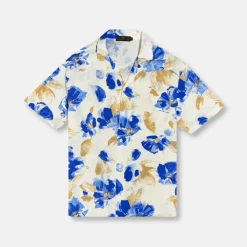 New Edition Fashion Deakin Tropical Resort Revere Collar Shirt> Button Downs