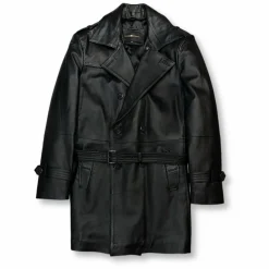 New Edition Fashion DeAngelo Leather Trench Coat> Coats & Outerwear