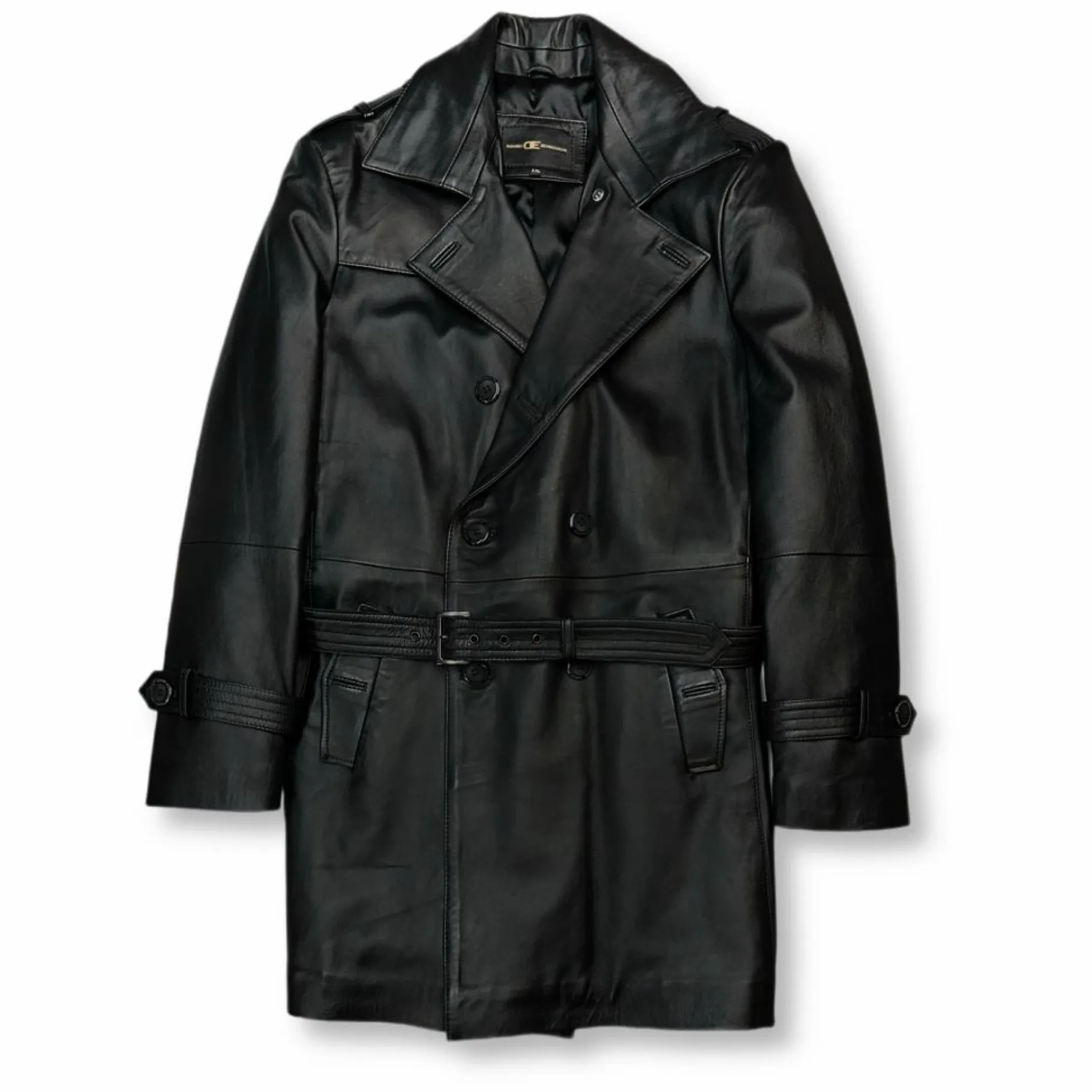 New Edition Fashion DeAngelo Leather Trench Coat> Coats & Outerwear