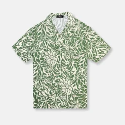 New Edition Fashion Dearden Tropical Resort Revere Collar Shirt> Button Downs