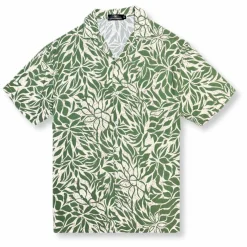 New Edition Fashion Dearden Tropical Resort Revere Collar Shirt> Button Downs