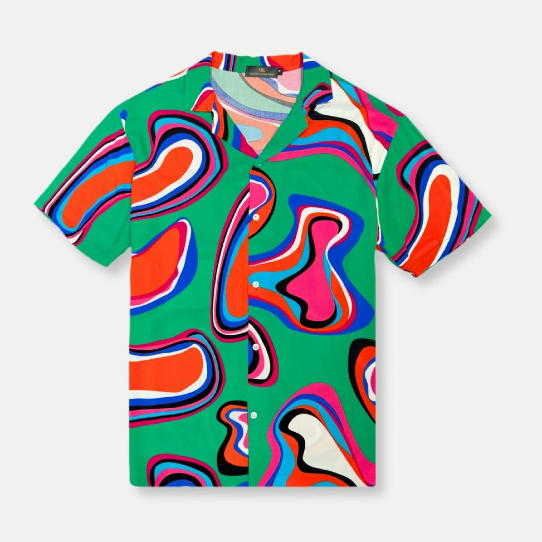 New Edition Fashion Deaton Tropical Resort Revere Collar Shirt> Button Downs