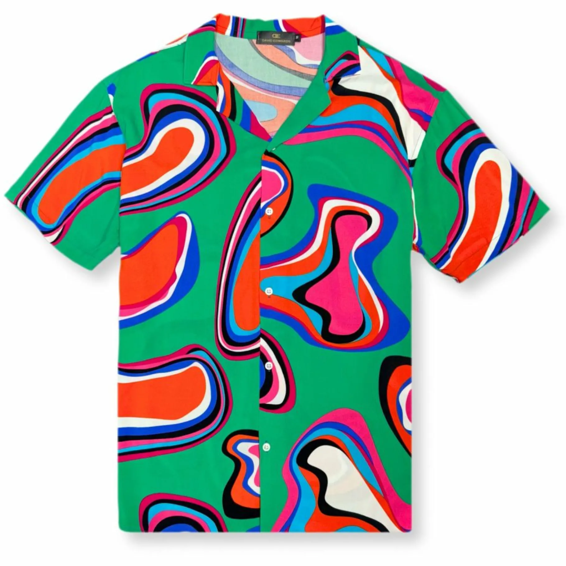 New Edition Fashion Deaton Tropical Resort Revere Collar Shirt> Button Downs