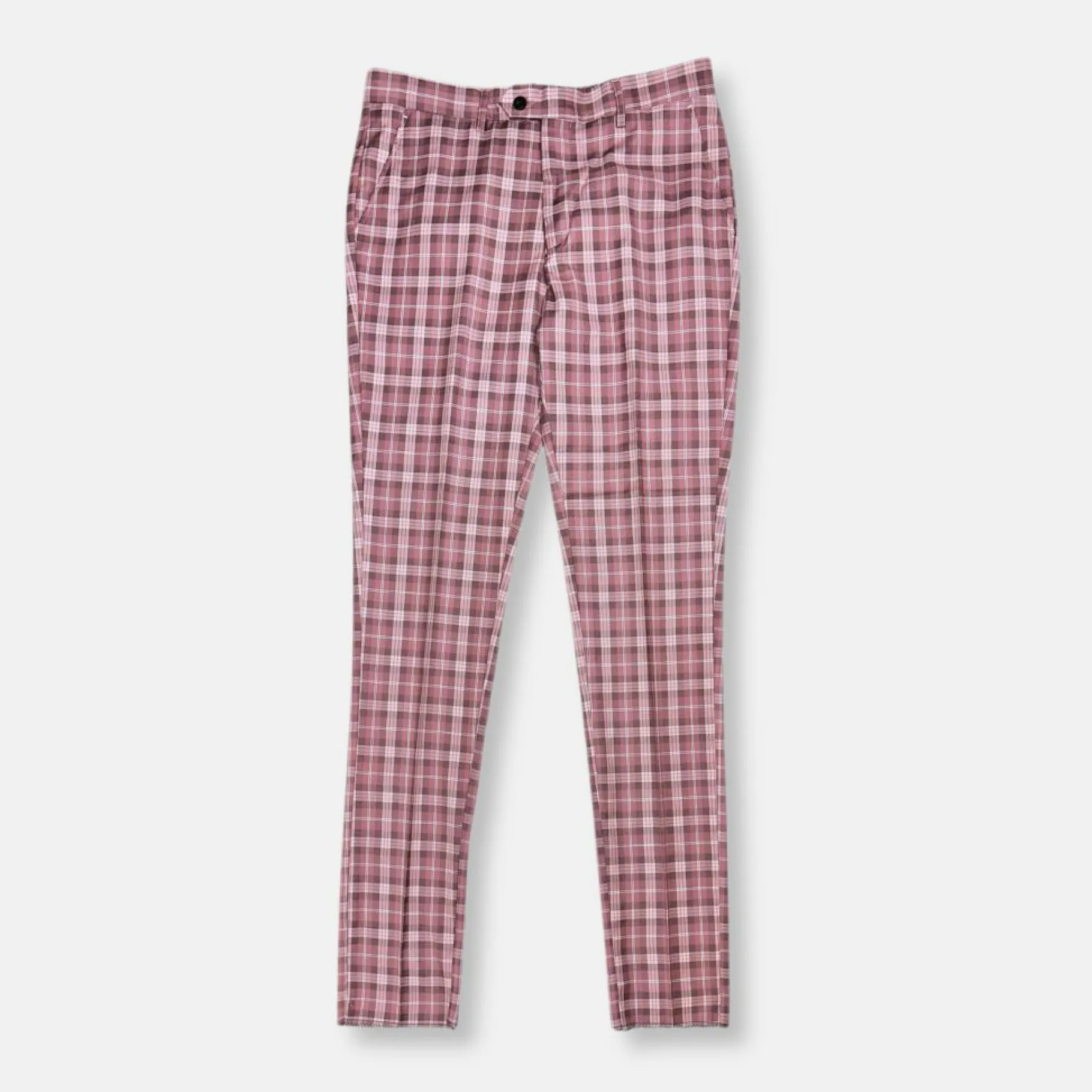 New Edition Fashion Decato Plaid Double Breasted Suit> Suits