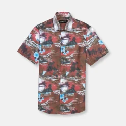 New Edition Fashion Deegan Resort Short Sleeve Button Down> Button Downs