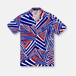 New Edition Fashion Deford Tropical Resort Revere Collar Shirt> Button Downs