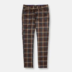 New Edition Fashion Dempsey Slim Fit Plaid Pants> Pants