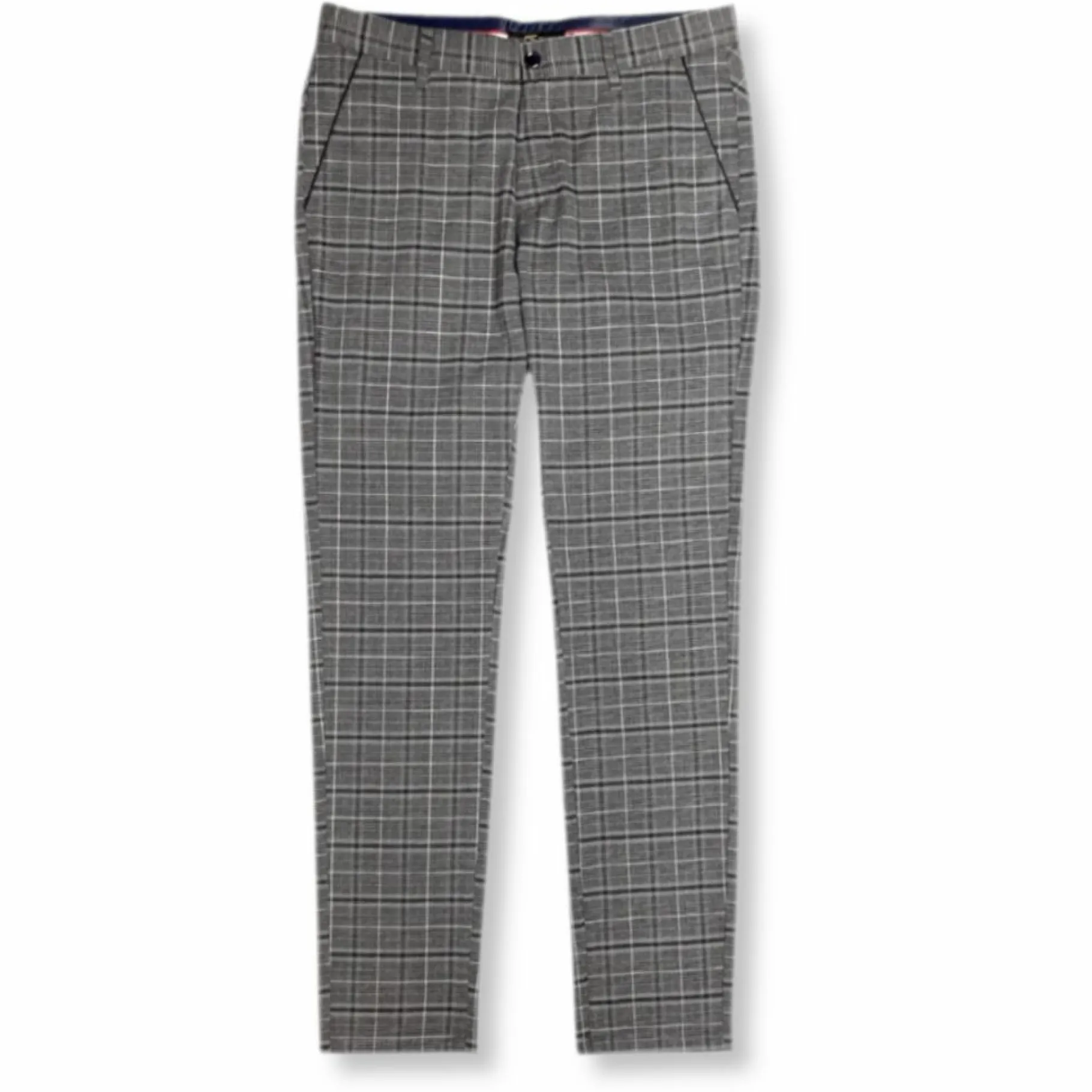 New Edition Fashion Denning Slim Fit Plaid Pants> Dress Pants