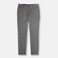 New Edition Fashion Denning Slim Fit Plaid Pants> Pants