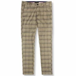 New Edition Fashion Dennis Slim Fit Plaid Pants> Pants