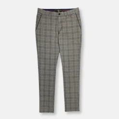 New Edition Fashion Denson Slim Fit Plaid Pants> Dress Pants