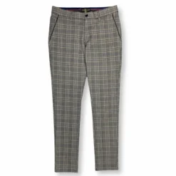 New Edition Fashion Denson Slim Fit Plaid Pants> Dress Pants