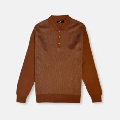 New Edition Fashion Dentino Knitted Polo Sweater> Sweaters