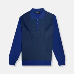 New Edition Fashion Dentino Knitted Polo Sweater> Sweaters