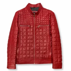 New Edition Fashion Denzel Quilted Leather Jacket> Coats & Outerwear