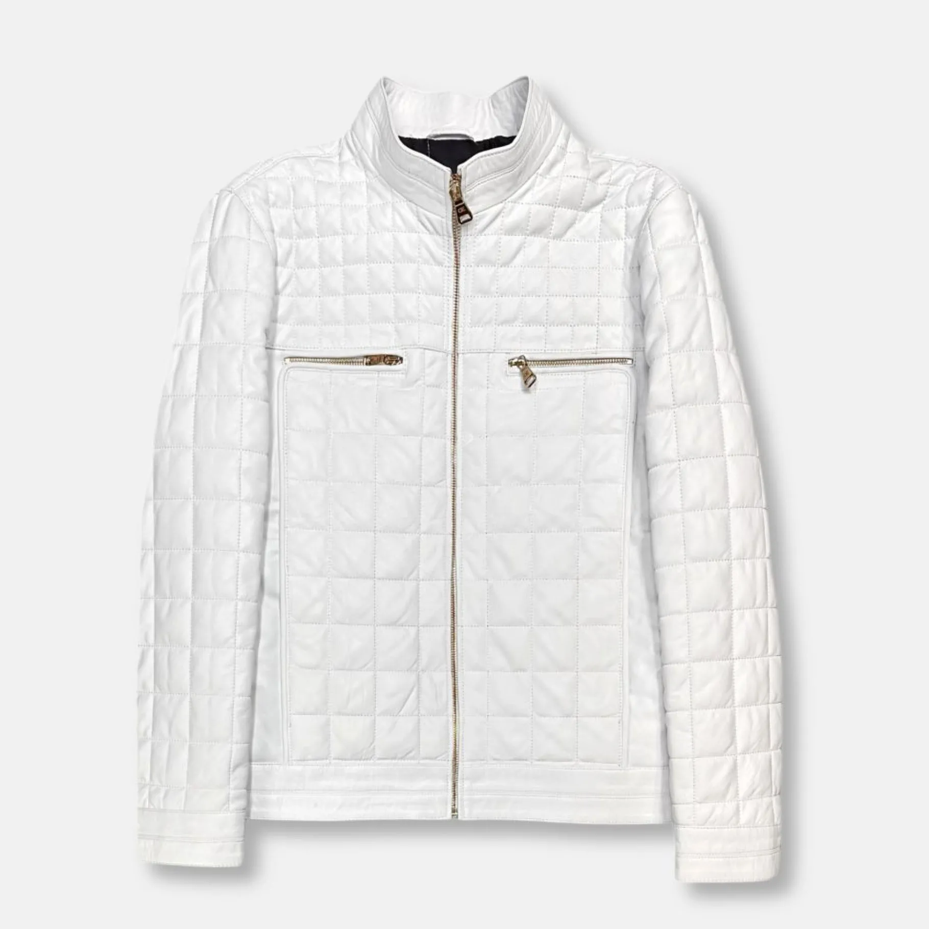 New Edition Fashion Denzel Quilted Leather Jacket> Coats & Outerwear