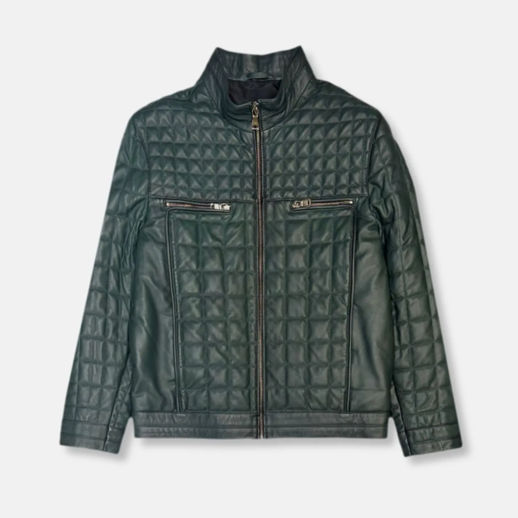New Edition Fashion Denzel Quilted Leather Jacket> Coats & Outerwear