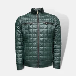 New Edition Fashion Denzel Quilted Leather Jacket><noscript><img width=