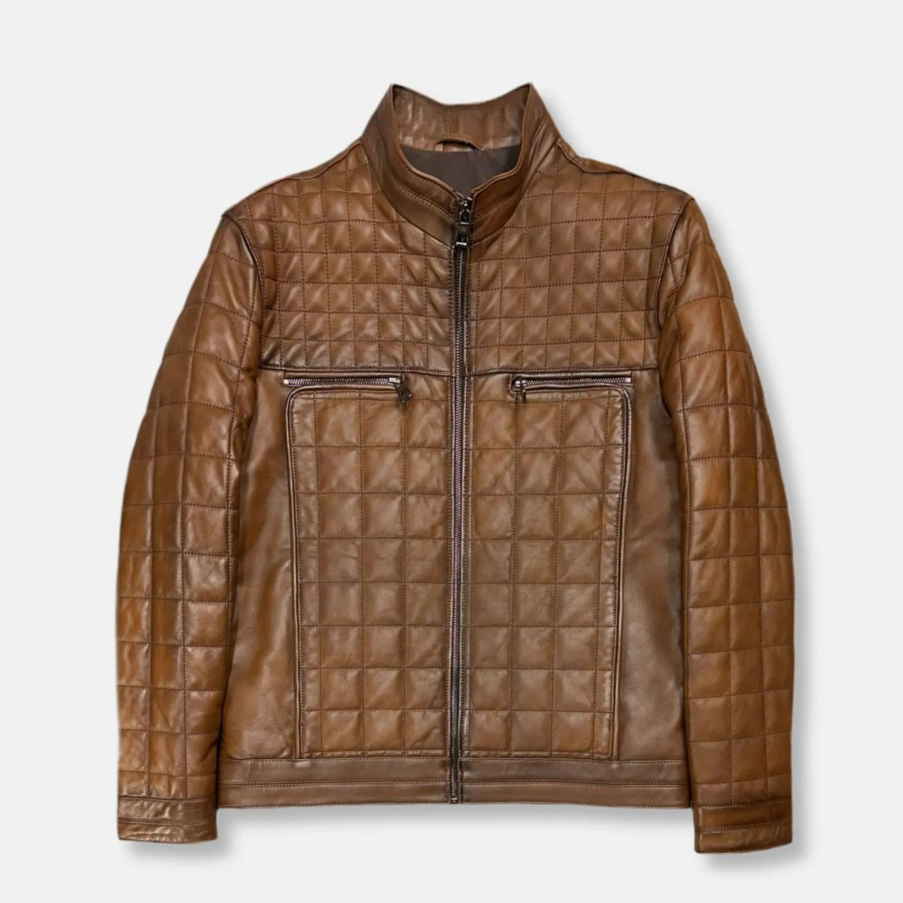 New Edition Fashion Denzel Quilted Leather Jacket> Coats & Outerwear