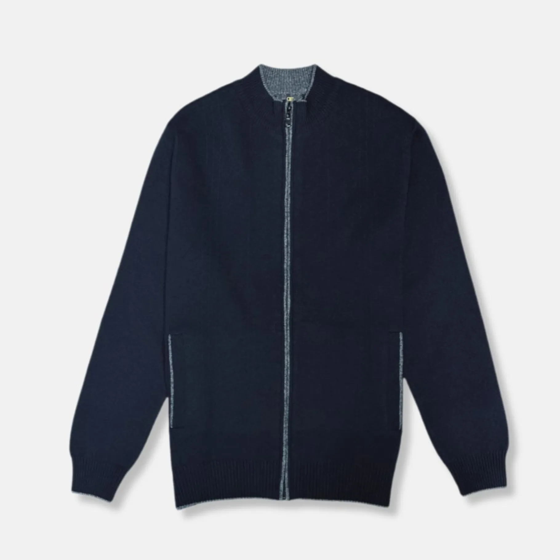 New Edition Fashion Depner Full Zip Mock Neck Sweater> Sweaters