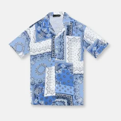 New Edition Fashion Derns Tropical Revere Collar Shirt> Button Downs