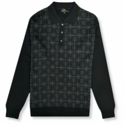 New Edition Fashion Deskin Knitted Polo Sweater> Sweaters